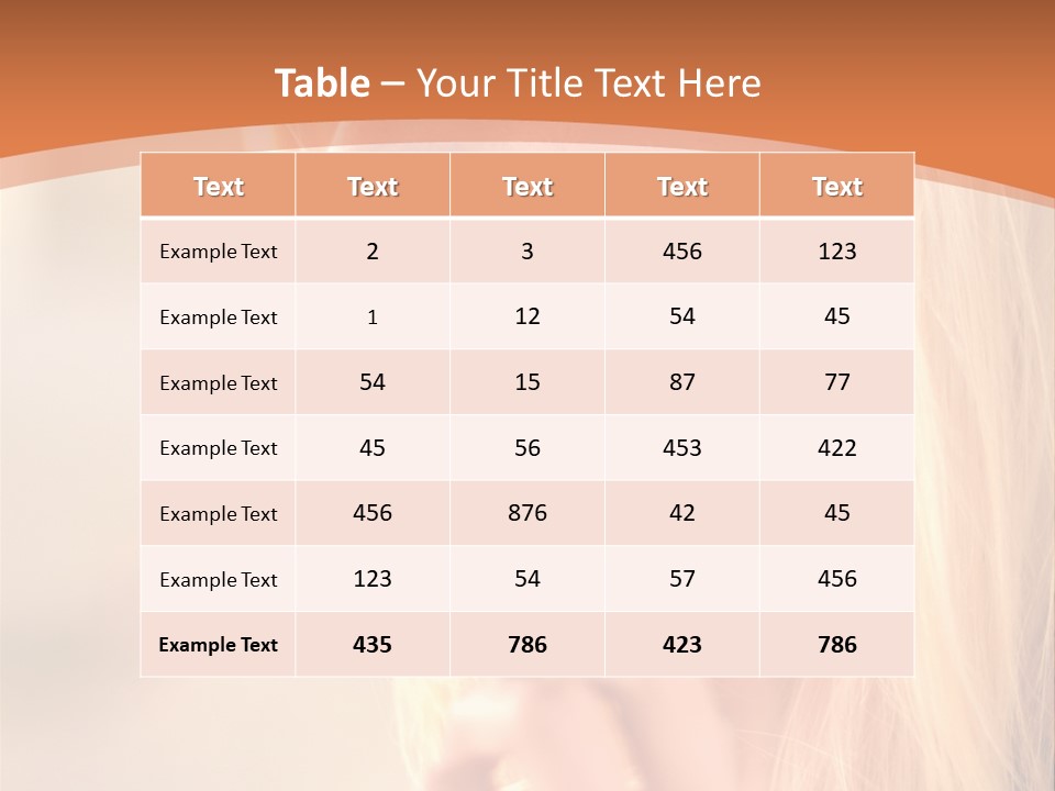 Femelle Maquillage Humain PowerPoint Template