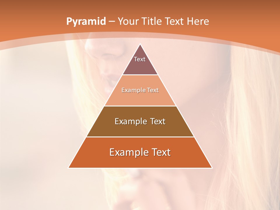 Femelle Maquillage Humain PowerPoint Template