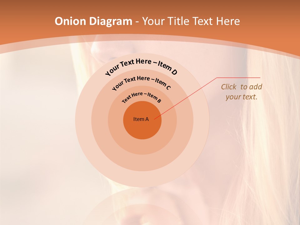 Femelle Maquillage Humain PowerPoint Template