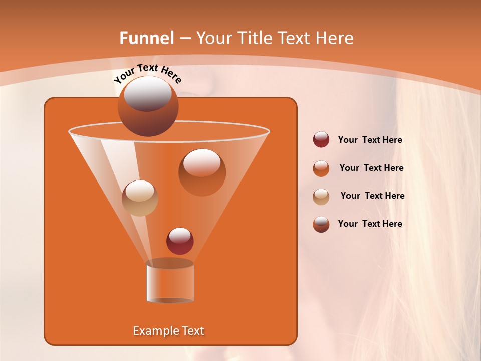 Femelle Maquillage Humain PowerPoint Template