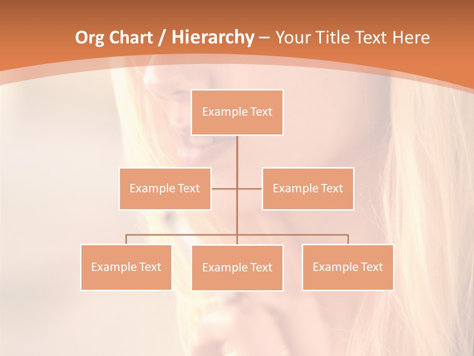 Femelle Maquillage Humain PowerPoint Template