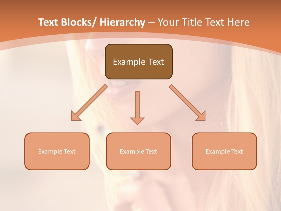Femelle Maquillage Humain PowerPoint Template