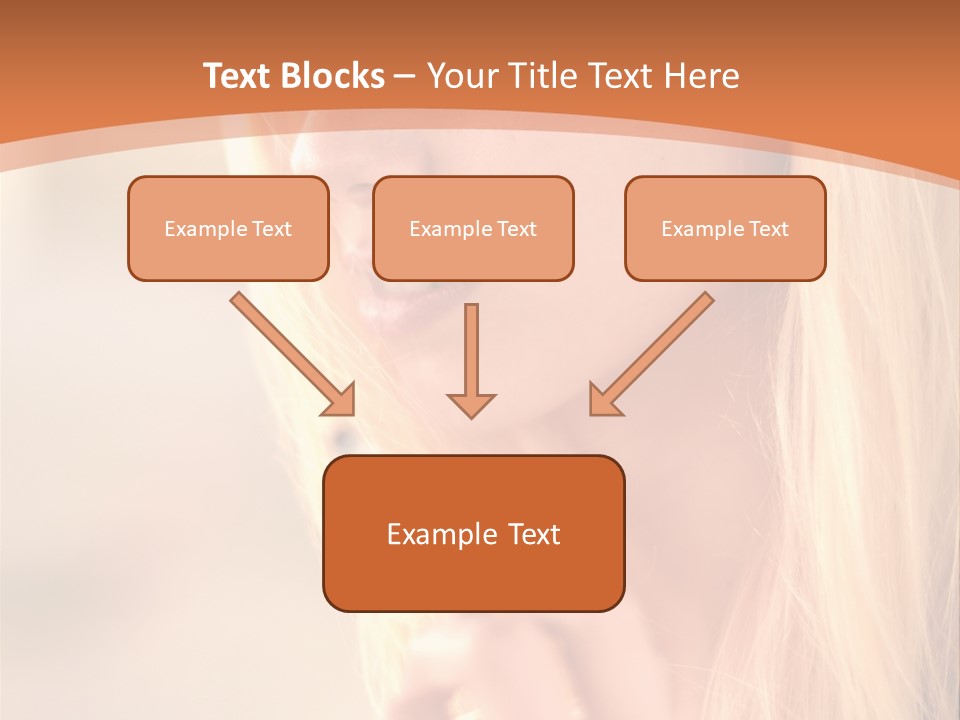 Femelle Maquillage Humain PowerPoint Template