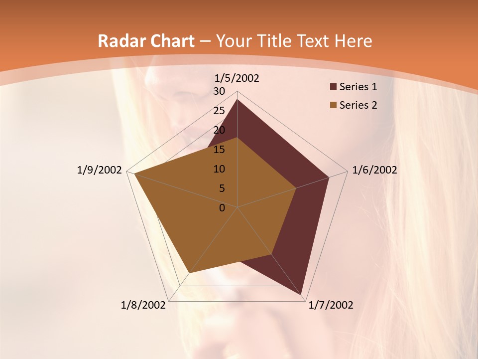 Femelle Maquillage Humain PowerPoint Template