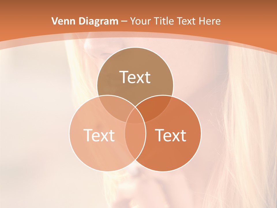 Femelle Maquillage Humain PowerPoint Template