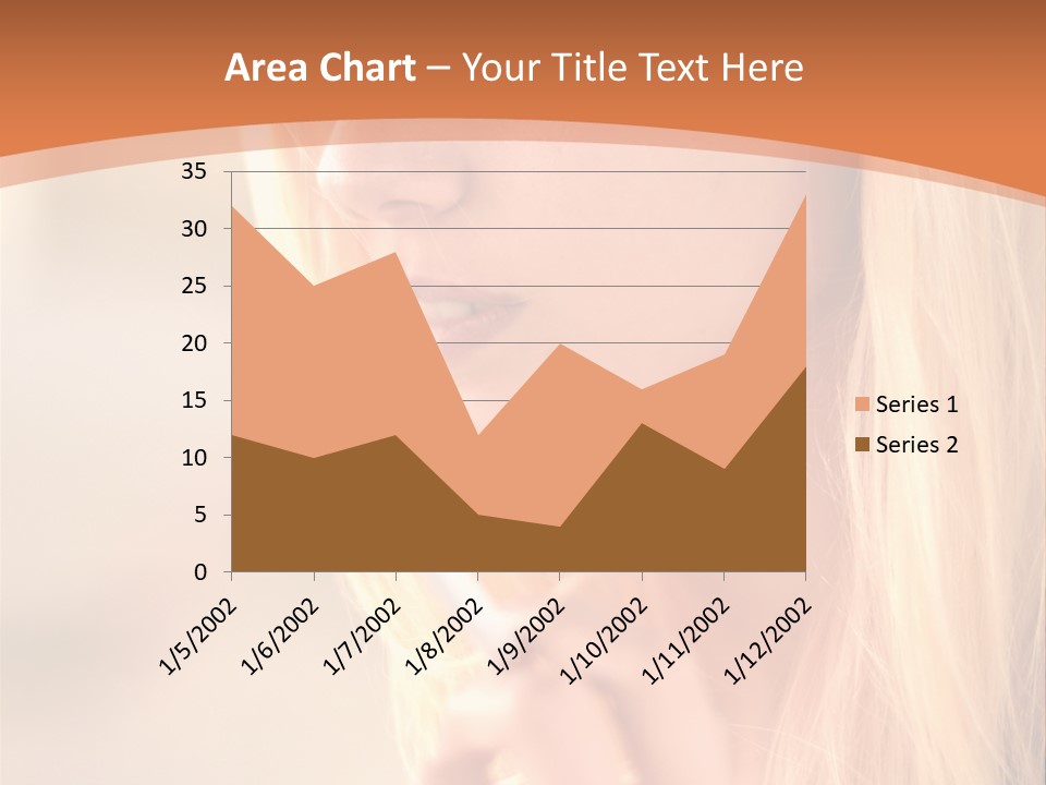 Femelle Maquillage Humain PowerPoint Template