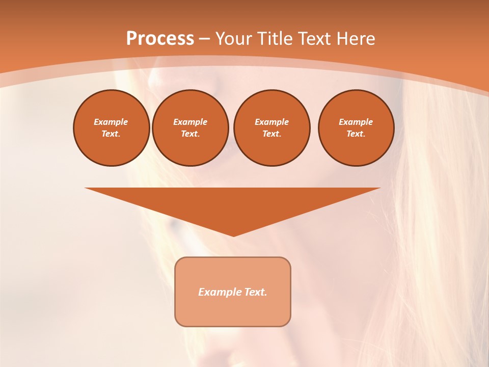 Femelle Maquillage Humain PowerPoint Template