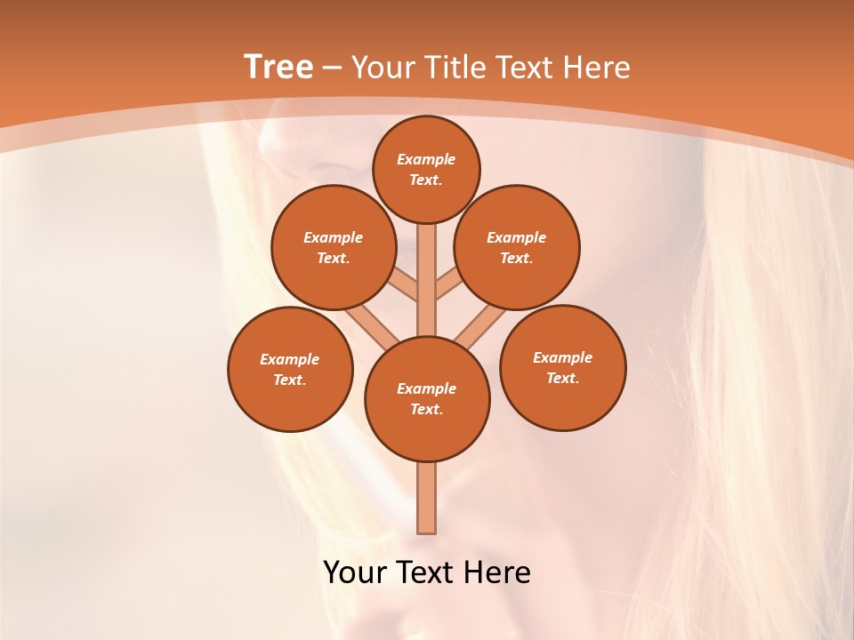 Femelle Maquillage Humain PowerPoint Template