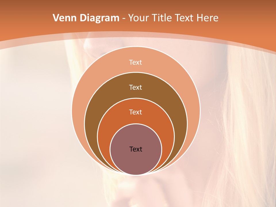 Femelle Maquillage Humain PowerPoint Template