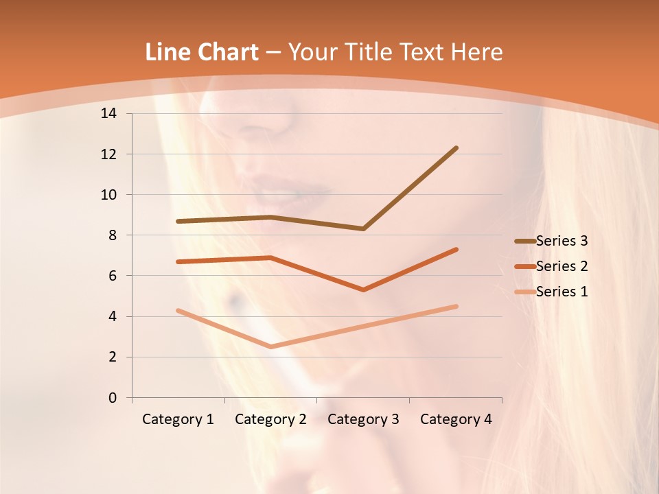 Femelle Maquillage Humain PowerPoint Template