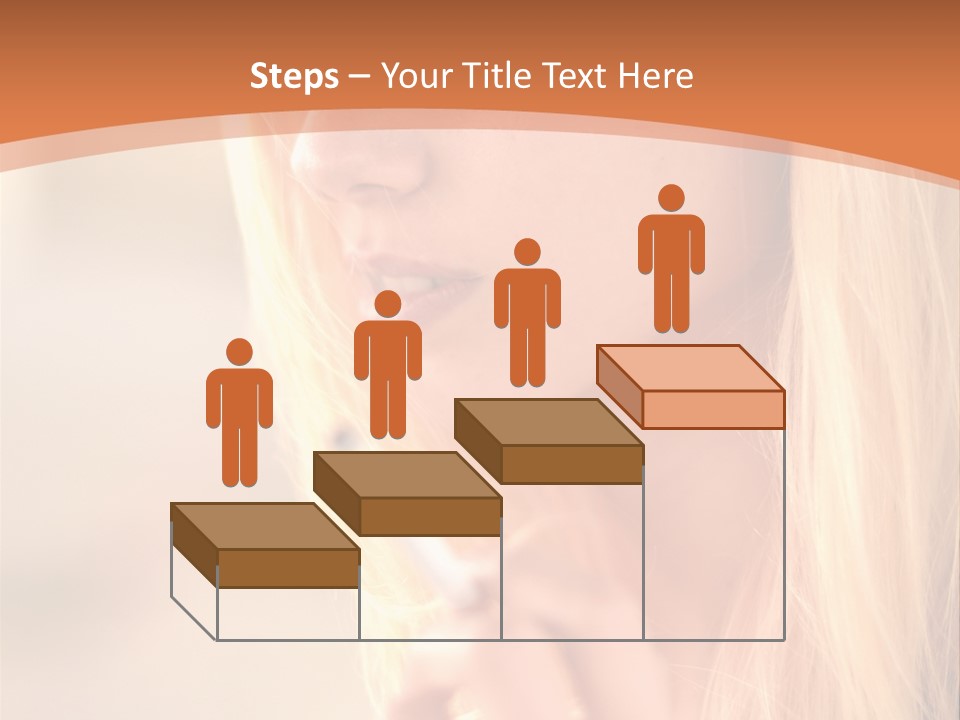 Femelle Maquillage Humain PowerPoint Template