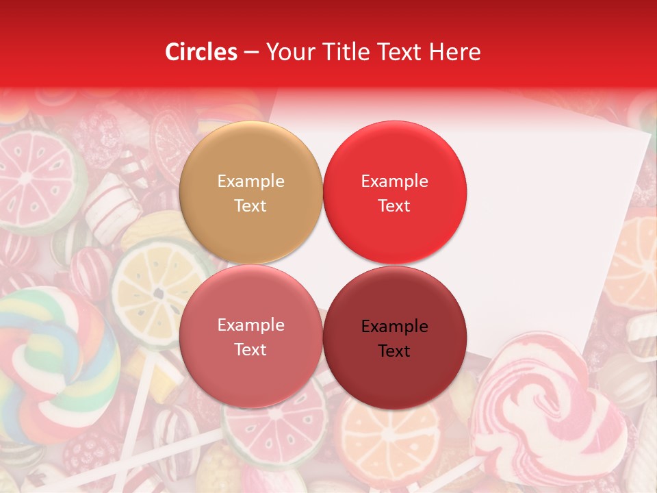 Group Message Closeup PowerPoint Template
