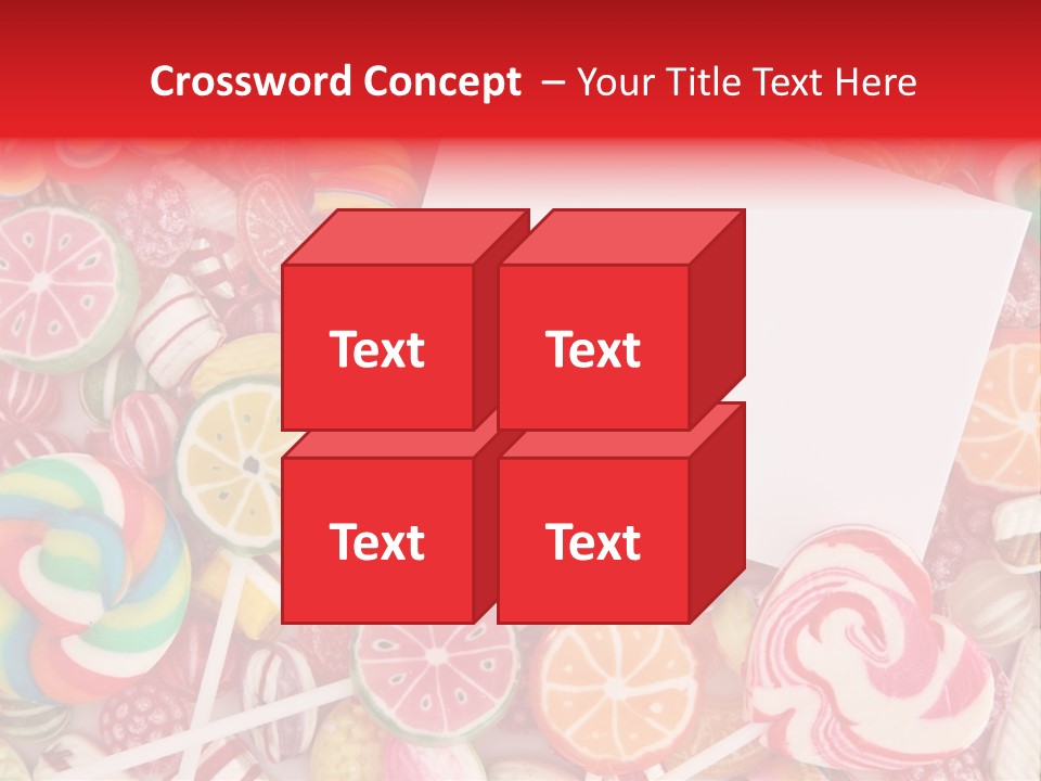 Group Message Closeup PowerPoint Template