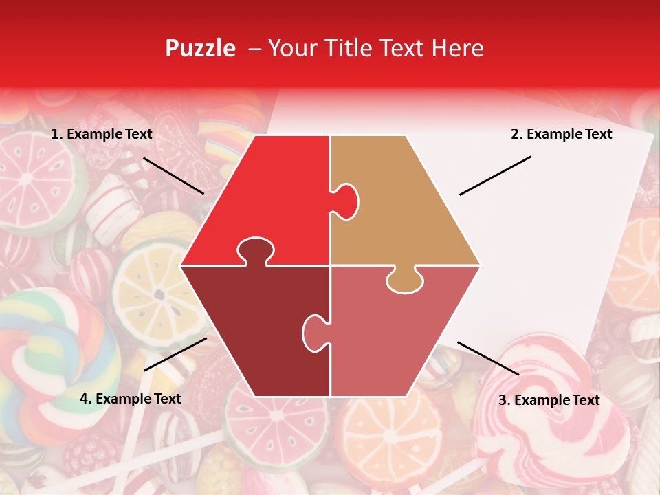 Group Message Closeup PowerPoint Template