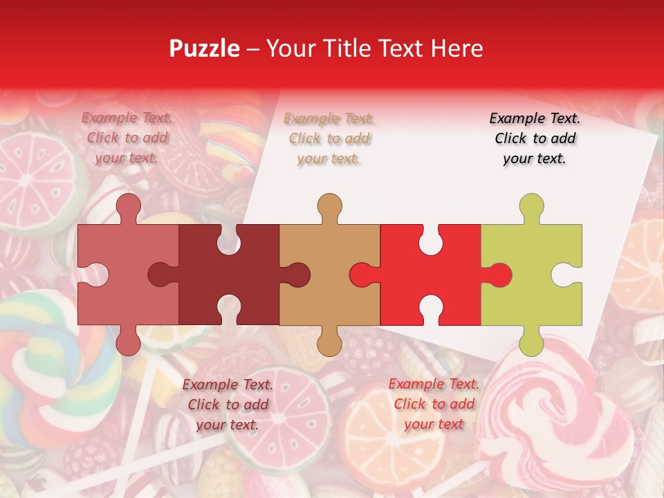 Group Message Closeup PowerPoint Template