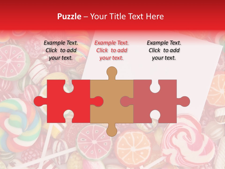 Group Message Closeup PowerPoint Template