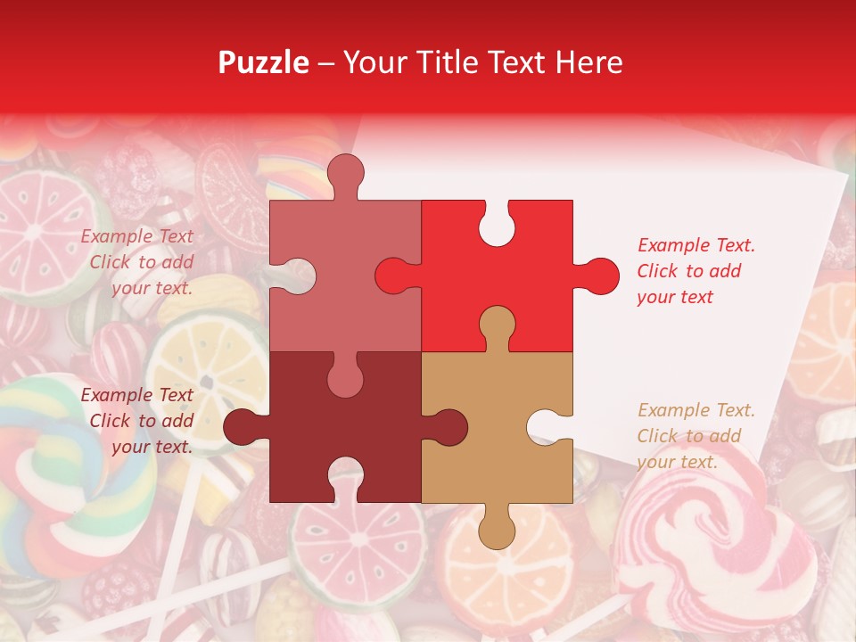 Group Message Closeup PowerPoint Template