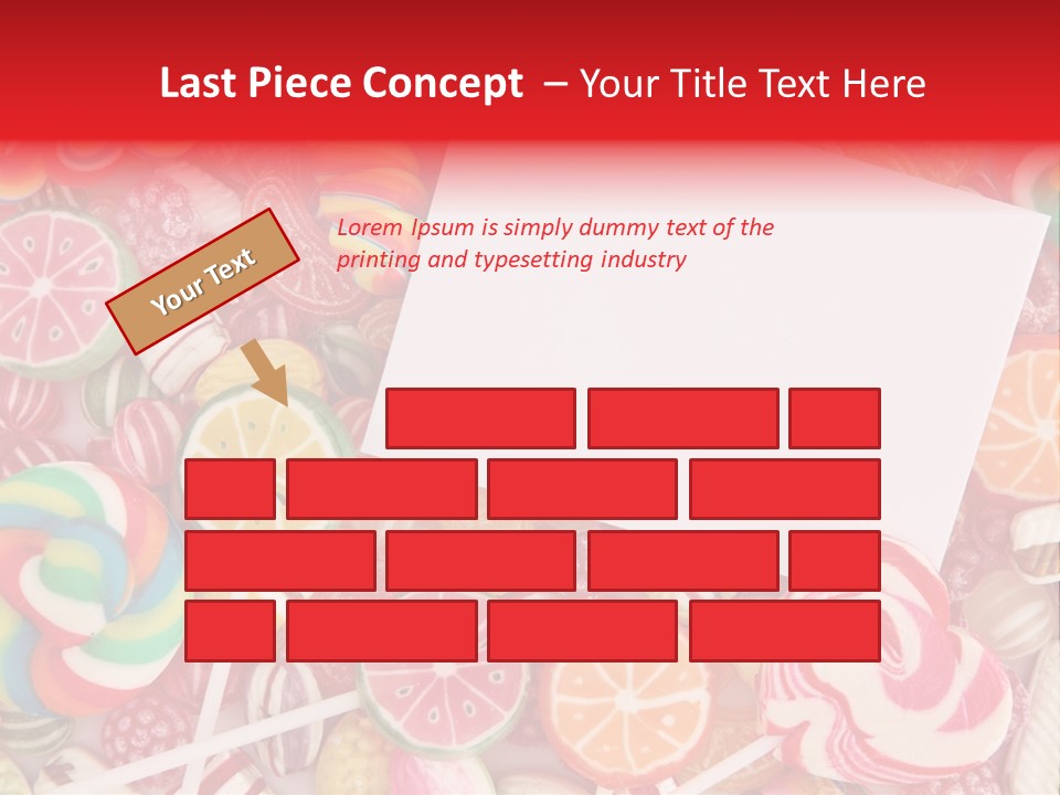 Group Message Closeup PowerPoint Template