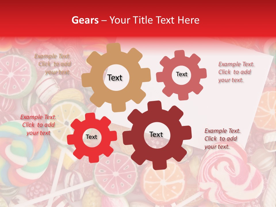 Group Message Closeup PowerPoint Template