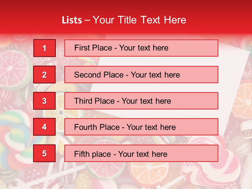 Group Message Closeup PowerPoint Template