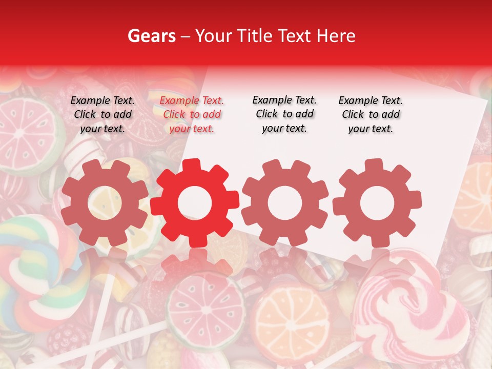 Group Message Closeup PowerPoint Template