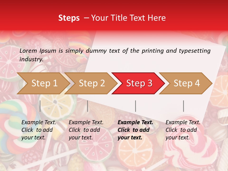 Group Message Closeup PowerPoint Template