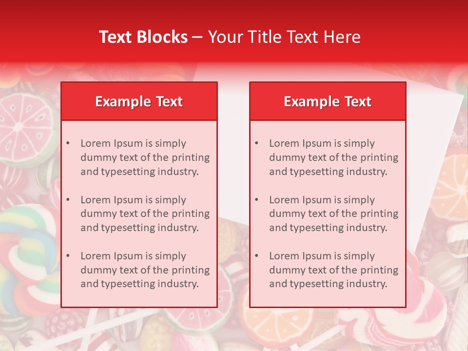 Group Message Closeup PowerPoint Template