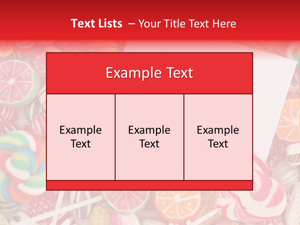 Group Message Closeup PowerPoint Template