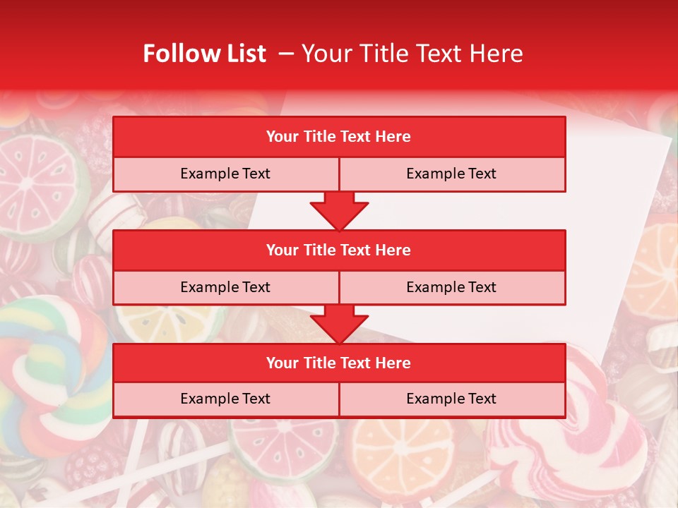 Group Message Closeup PowerPoint Template