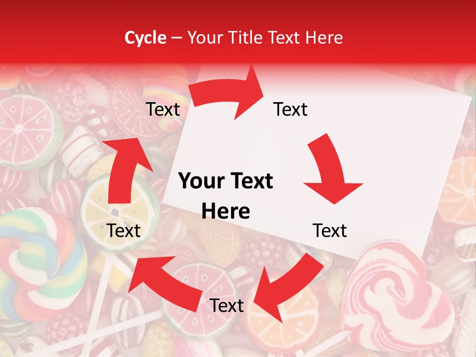 Group Message Closeup PowerPoint Template