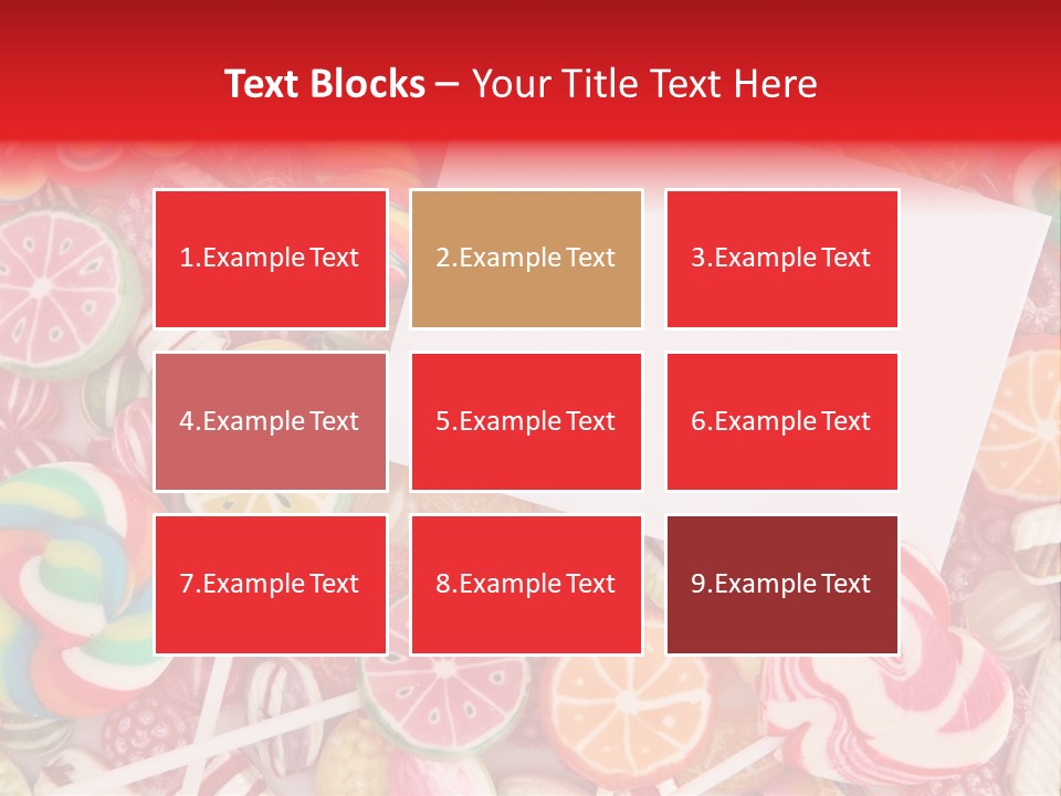 Group Message Closeup PowerPoint Template