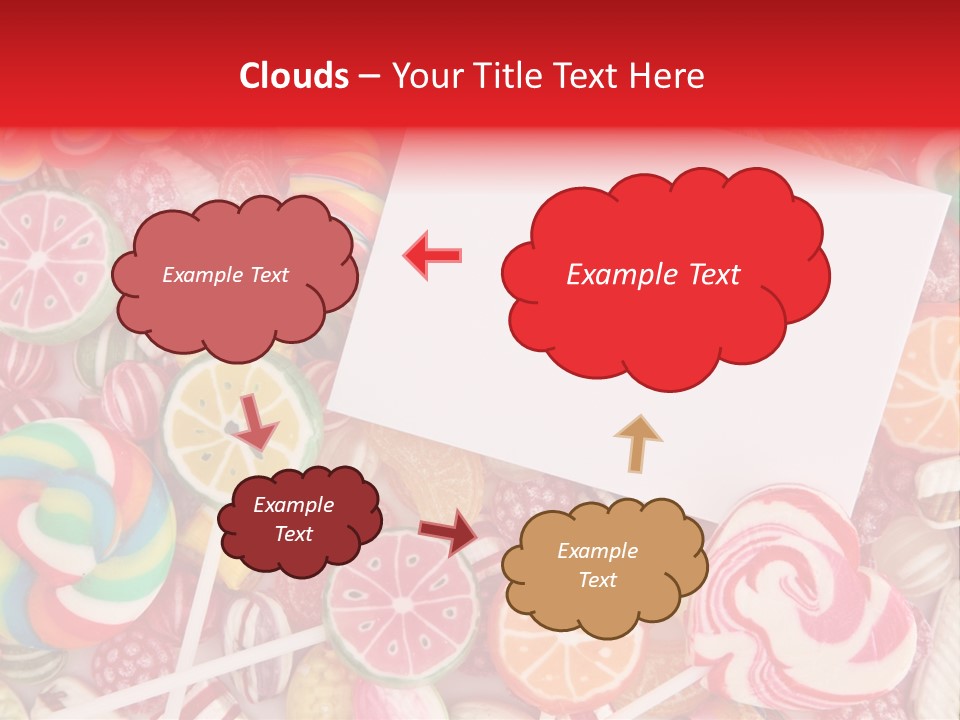 Group Message Closeup PowerPoint Template