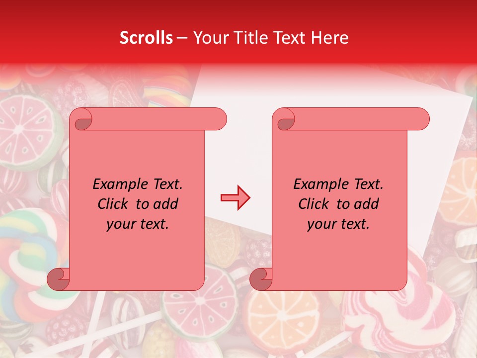 Group Message Closeup PowerPoint Template