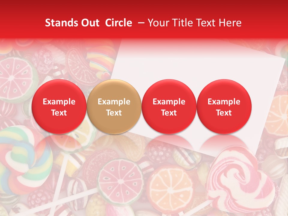 Group Message Closeup PowerPoint Template