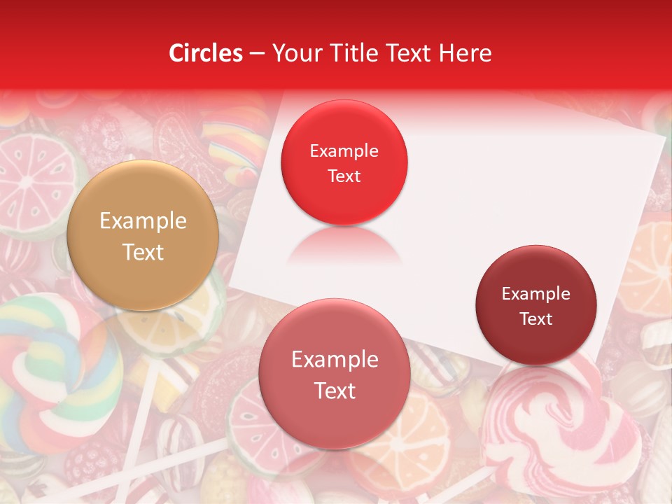 Group Message Closeup PowerPoint Template