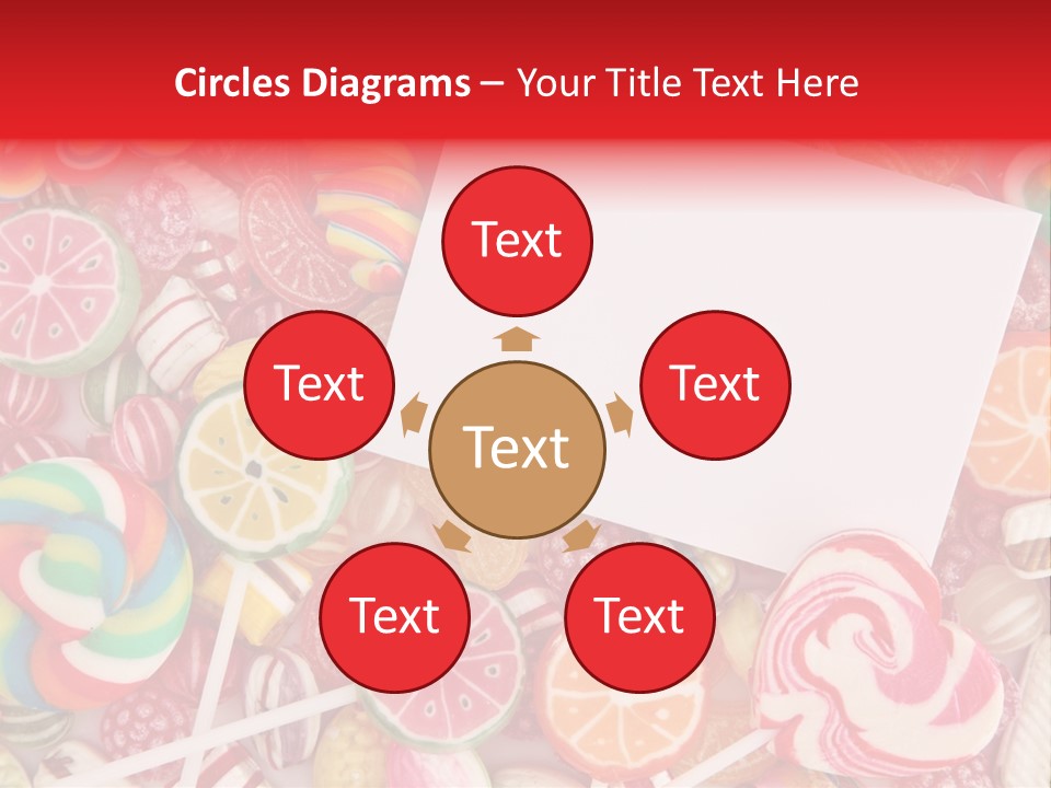 Group Message Closeup PowerPoint Template