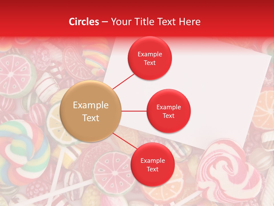 Group Message Closeup PowerPoint Template