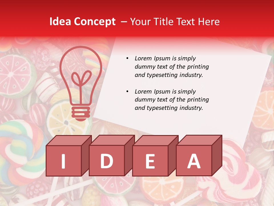 Group Message Closeup PowerPoint Template