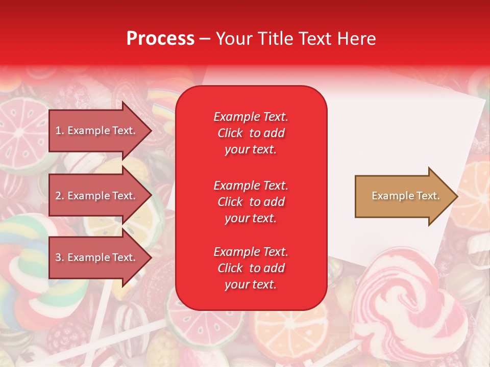 Group Message Closeup PowerPoint Template