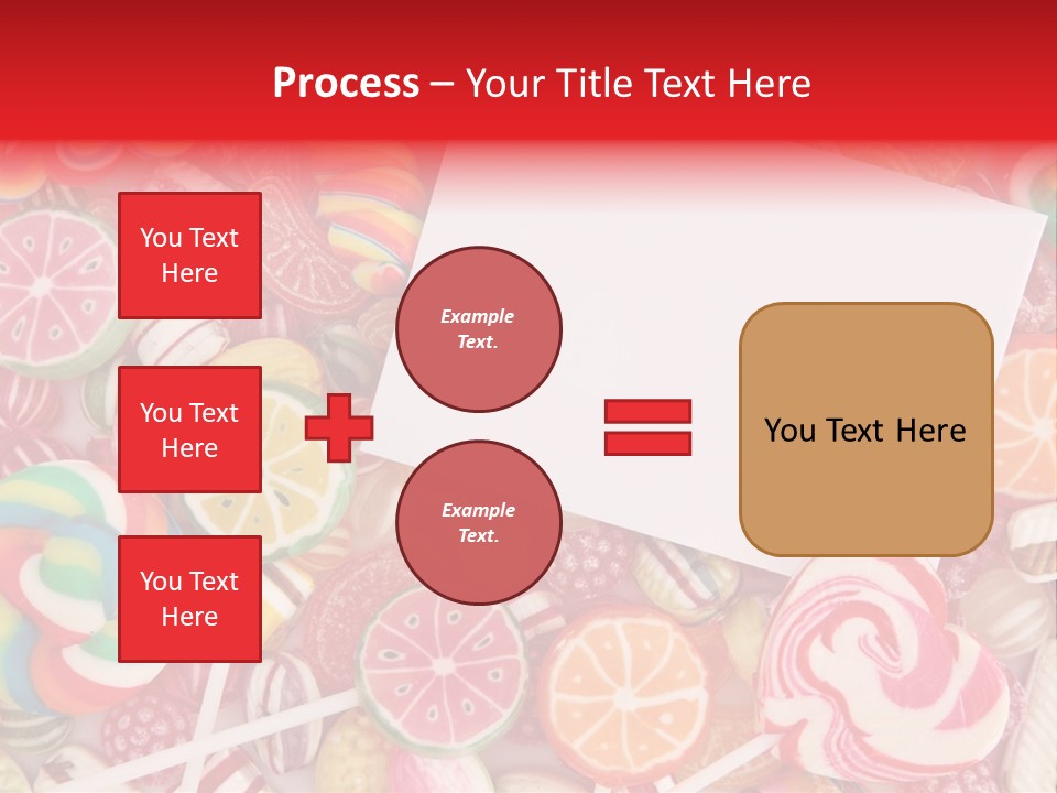 Group Message Closeup PowerPoint Template