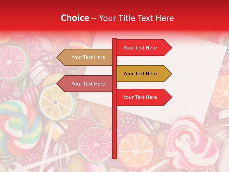 Group Message Closeup PowerPoint Template