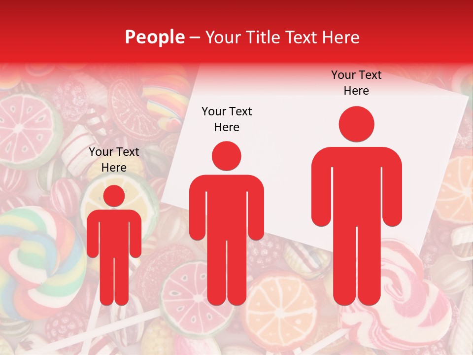 Group Message Closeup PowerPoint Template