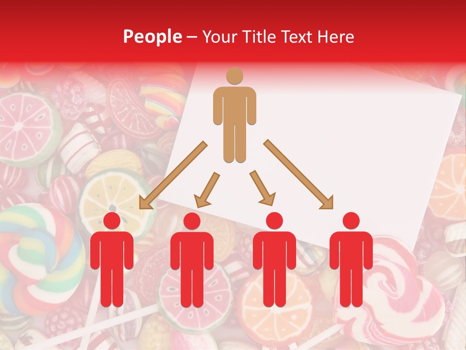 Group Message Closeup PowerPoint Template