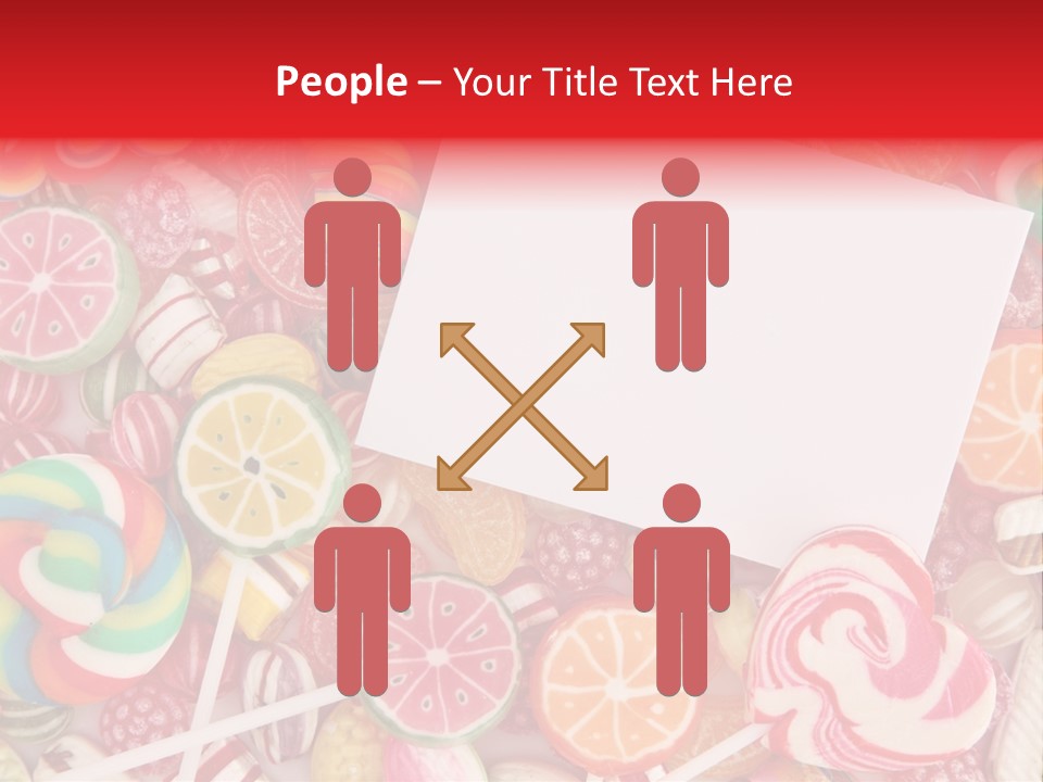 Group Message Closeup PowerPoint Template