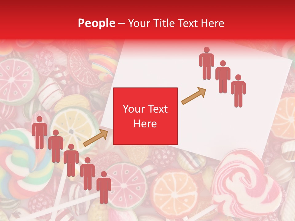 Group Message Closeup PowerPoint Template