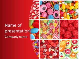 Group Texture Fruit PowerPoint Template
