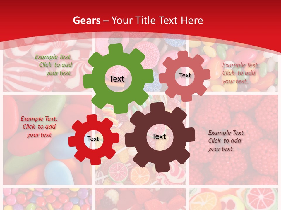 Group Texture Fruit PowerPoint Template