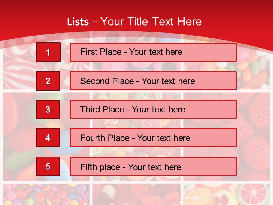 Group Texture Fruit PowerPoint Template