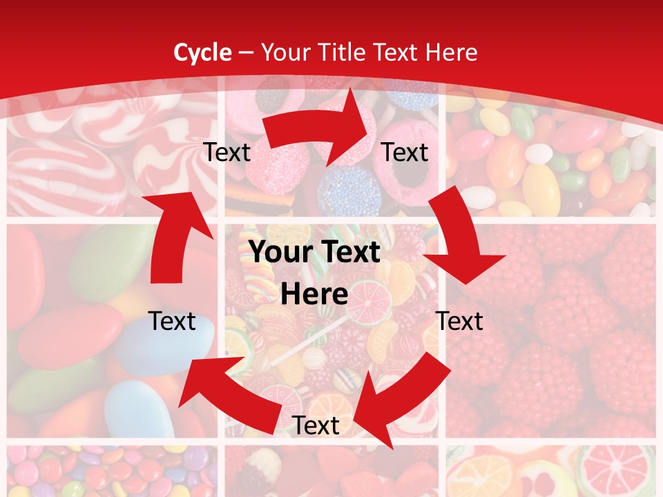 Group Texture Fruit PowerPoint Template