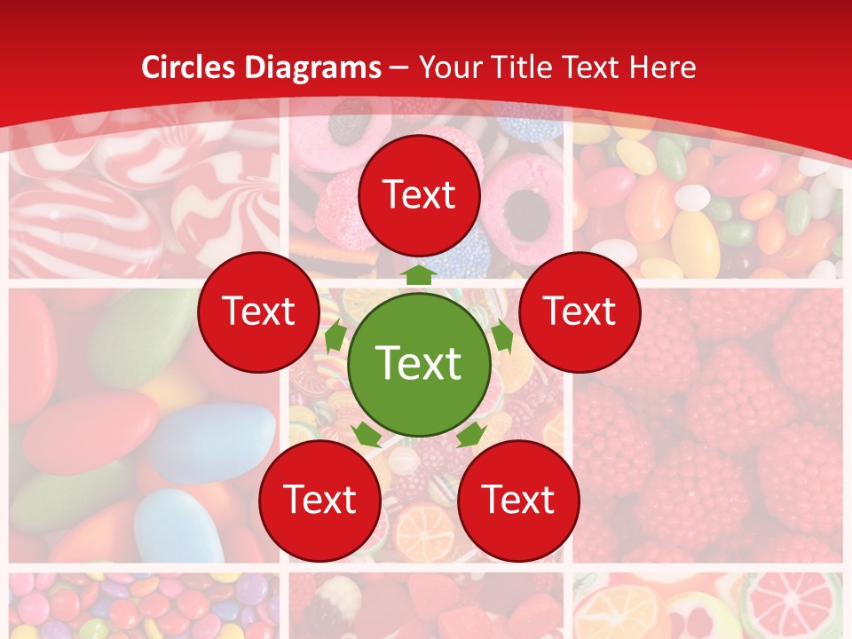 Group Texture Fruit PowerPoint Template